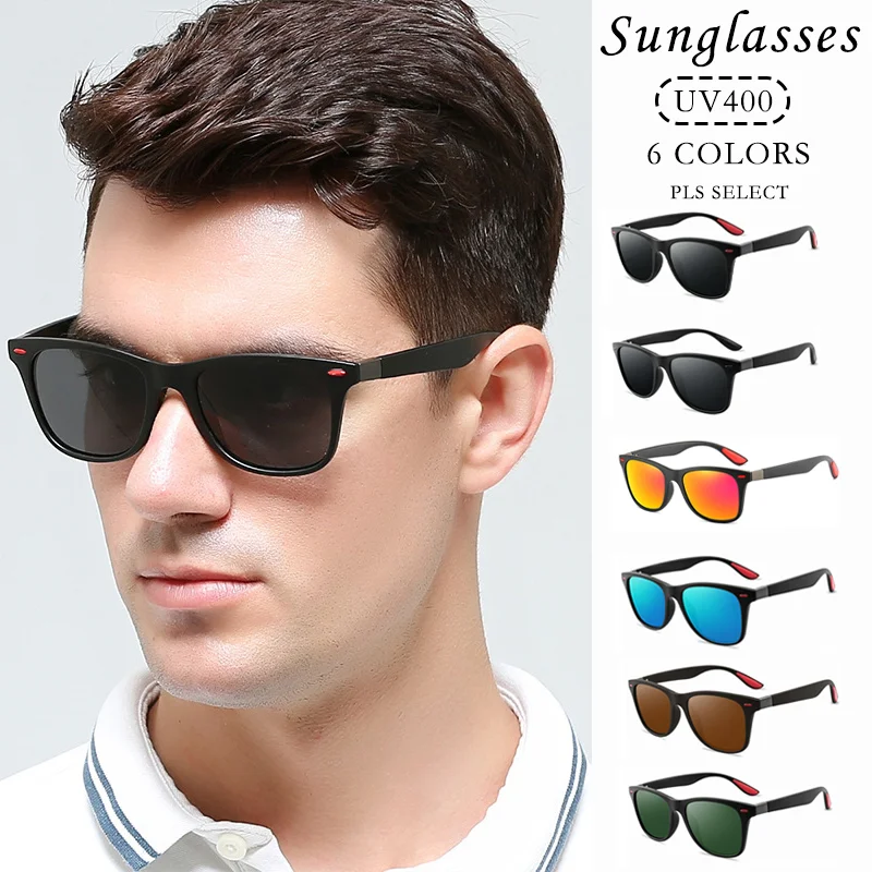 Klassische Herren-Reitsonnenbrille, UV400, blendfrei, Sonnenschutzbrille, elegante HD-Unisex-Outdoor-Sportbrille zum Fahren, Angeln