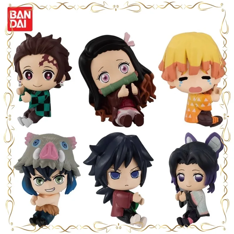 

Demon Slayer Kamado Tanjirou Kamado Nezuko Gashapon Hug Data Line Series Decoration Ornament Action Figure Model Toys