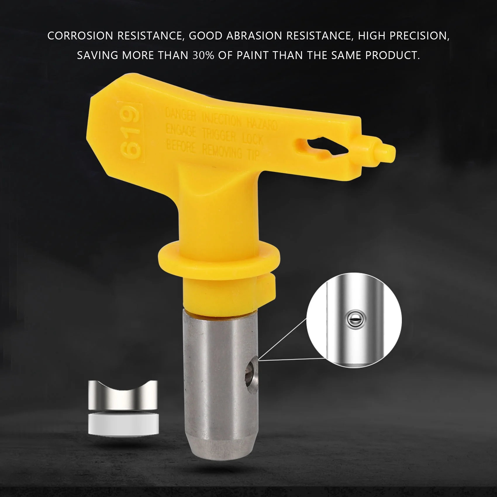 

Classy-Reversible Airless Spray Tips Airless Paint Spray Tips Sprayer Nozzle Spraying Machine Parts