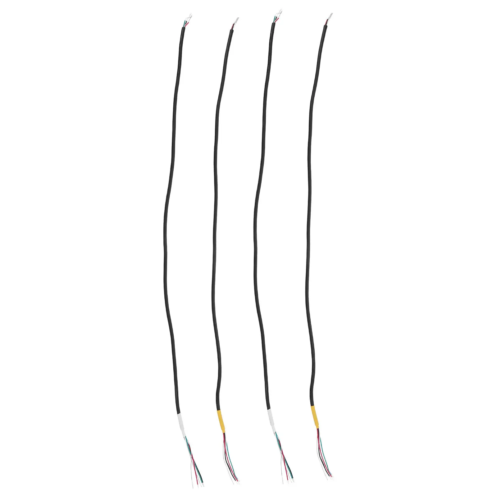 

4Pcs Guitar Circuit Wiring Harness Kit 4 Conductor Shielded Pickup Wire Electric Guitar Cable Repair Accessories Music