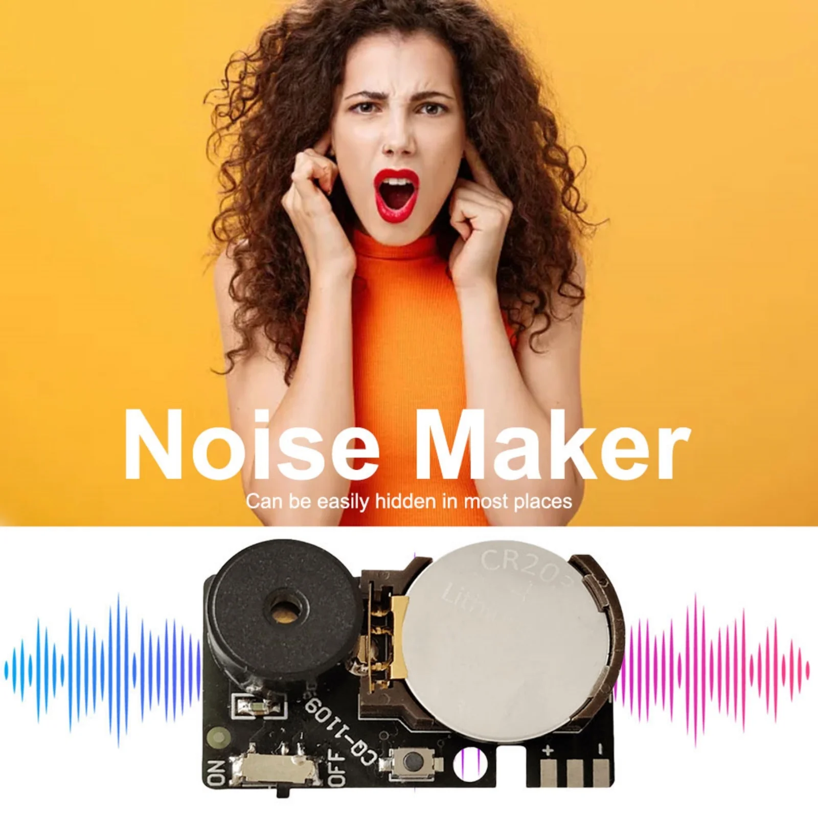 Cricket Noise Maker Prank Hide Annoying Buzzer Office Noisemakers Irritating Sound Maker Mini Beeping Funny Device Supplies - Image 3