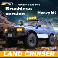 New Fms Fcx10p Simulation Model Lc80/Lc80 Pro Climbing Car 1/10 Remote Control Electric Off-Road Vehicle Dual Speed Toy Gift
