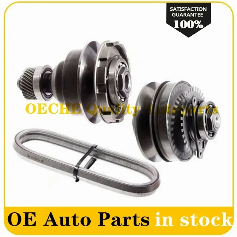 1Set CVT Pulley Assembly With Belt Chain Atuo Transmission Parts Fit for Nissan RE0F10D JF017E 901074 Refurbished