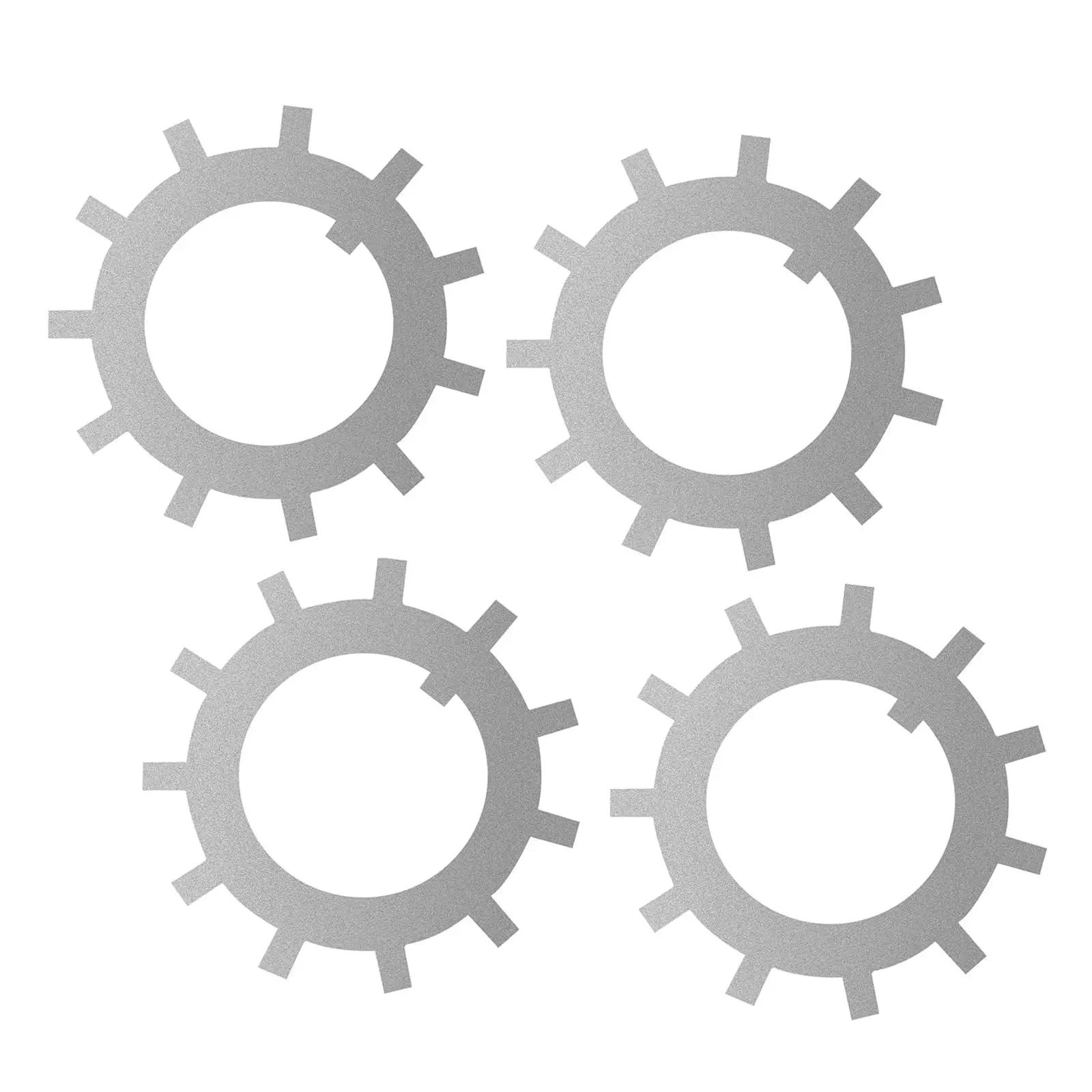 4x عجلة مقطورة المغزل تانغ غسالات الثقيلة 1.77 "مكونات Accs أجزاء المحور القوي غسالات تانغ ل 10K 12K 15K #4