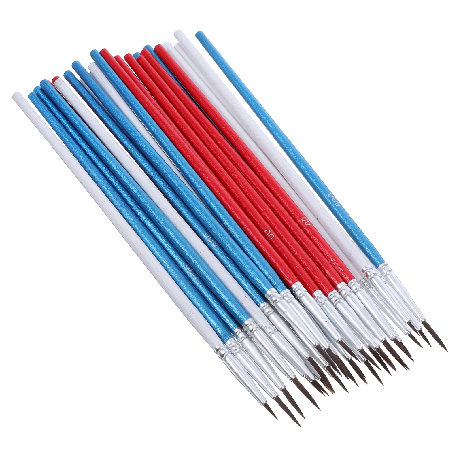 

30 Pcs Aldult Hook Pen Paint Brushes Liner Nylon Wool Fine Tip for Painting