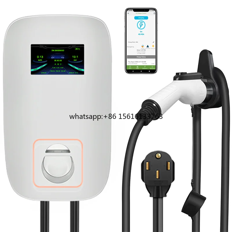 

DIBOEV 11KW AC Wall-Mounted Car Charging Station 32A Three Phases EV Charger Wi-Fi Ethernet Connectivity Type1-New Condition