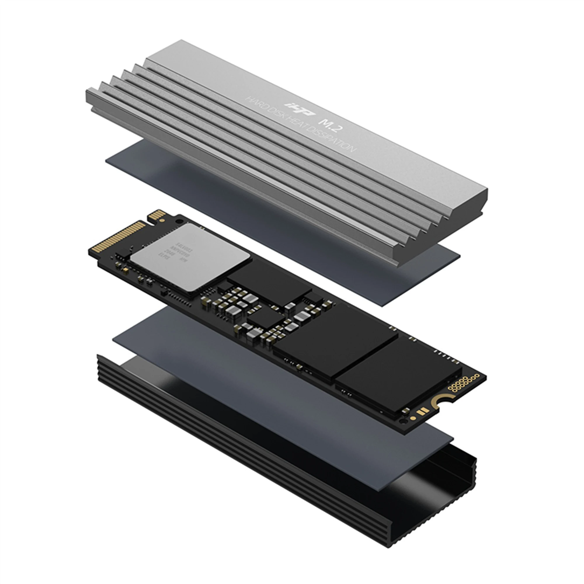 M.2-01 motherboard solid-state drive heat sink jacket, heat dissipation vest, expansion slot heat pad