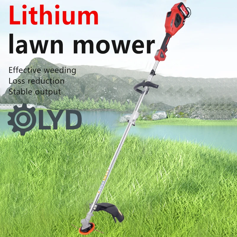 Industrial OEM Lithium Battery Cordless String Trimmer Multi Function Garden Tool Lawn Mower