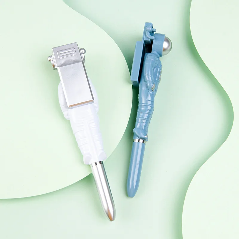 

Моделирующая шариковая ручка с мультяшным астронавтом, 3D космическая серия, игрушечная ручка, памятный подарок с космосом, нейтральная ручка