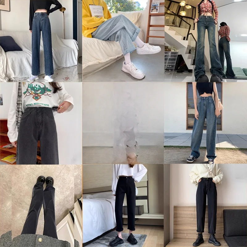

Джинсы Fce Bell Bot на подкладке, джинсы для папы, широкие брюки, длинные брюки с высокой талией, зимние модные женские джинсовые джинсы