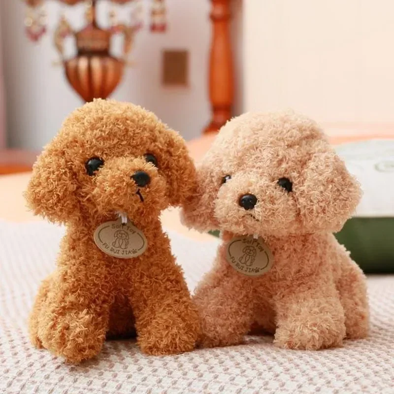 1pc Animals Simulation Teddy Dog Lady Stuffed Toys Dolls Kids Kawaii Soft Plush Toy Baby Birthday Gift for Children Dropshipping