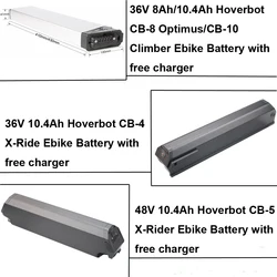 Electric Bike Hoverbot 36V 48V 8Ah 10.4Ah Li-ion Ebike Battery CB-4 CB-5 X-Rider CB-8 Optimus CB-9 Genus CB-10 Climber