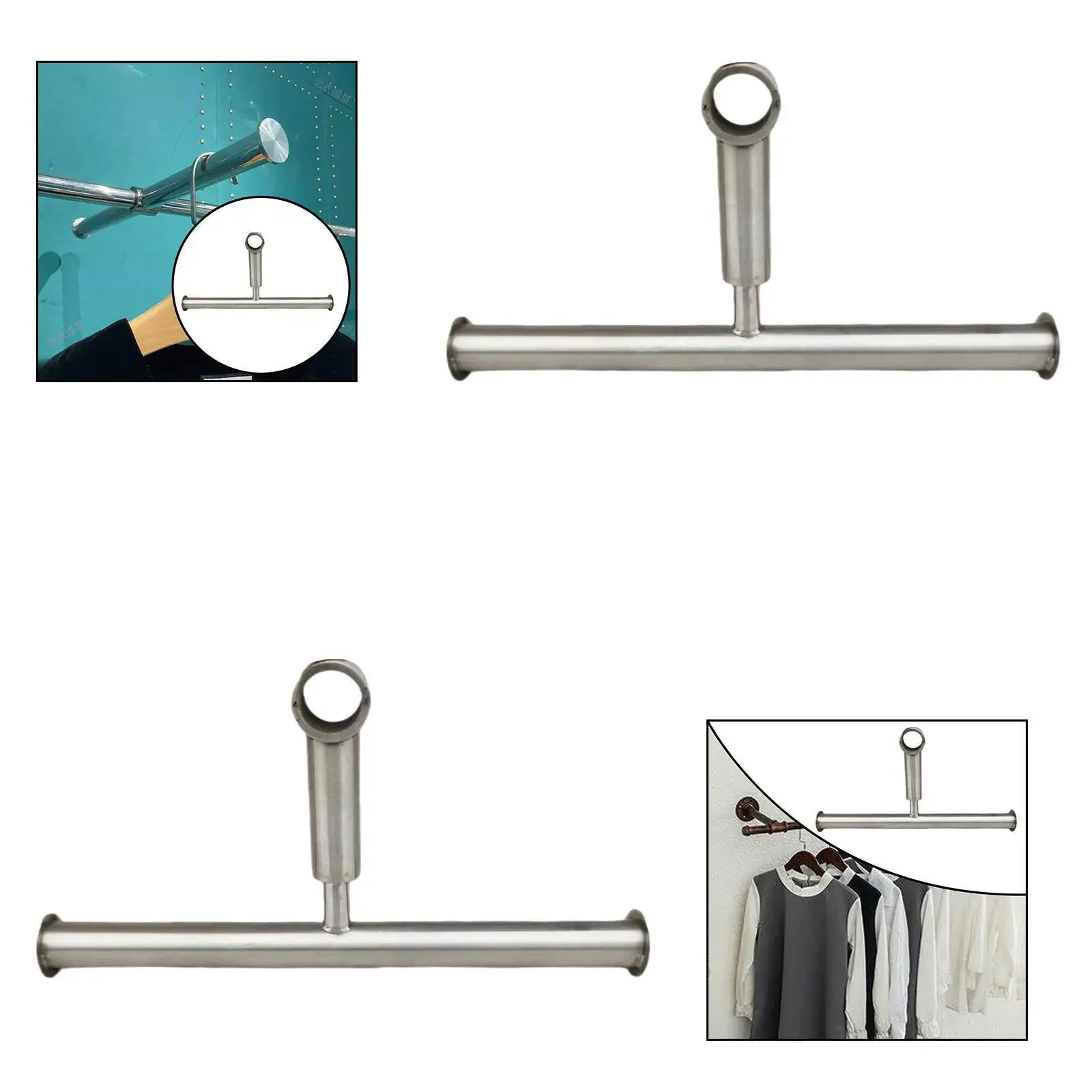 Clothes Drying Rack Extend Bracket Easy to Use Display Rack for Balcony