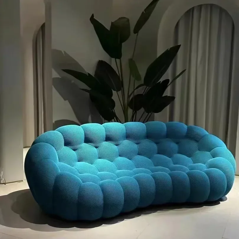 Living Room Furniture Bobois Bubble Chesterfield Sofa Set Home Furniture 3 Seater Fabric 2023 Hot Style Luxury 2080