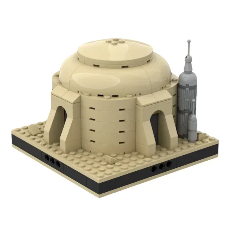 Sterfilms Model MOC Bouwstenen Militaire basis Woestijnhuizen Modulaire technologie Geschenken Kinderen Vakantie Monteer speelgoedpak