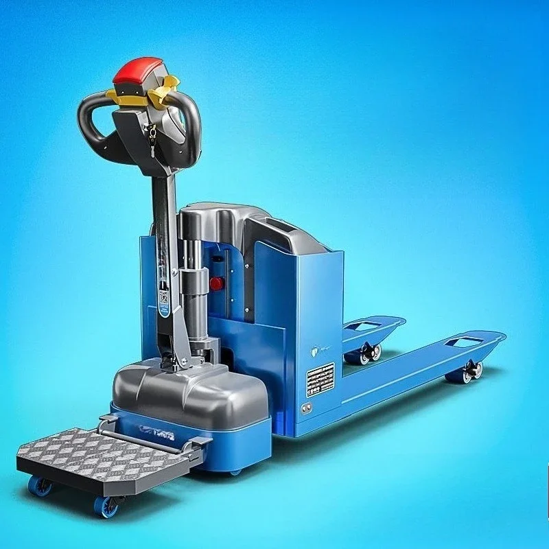 Electric ground cattle forklift 1 ton small 2 tons 3 tons automatic loading and unloading truck