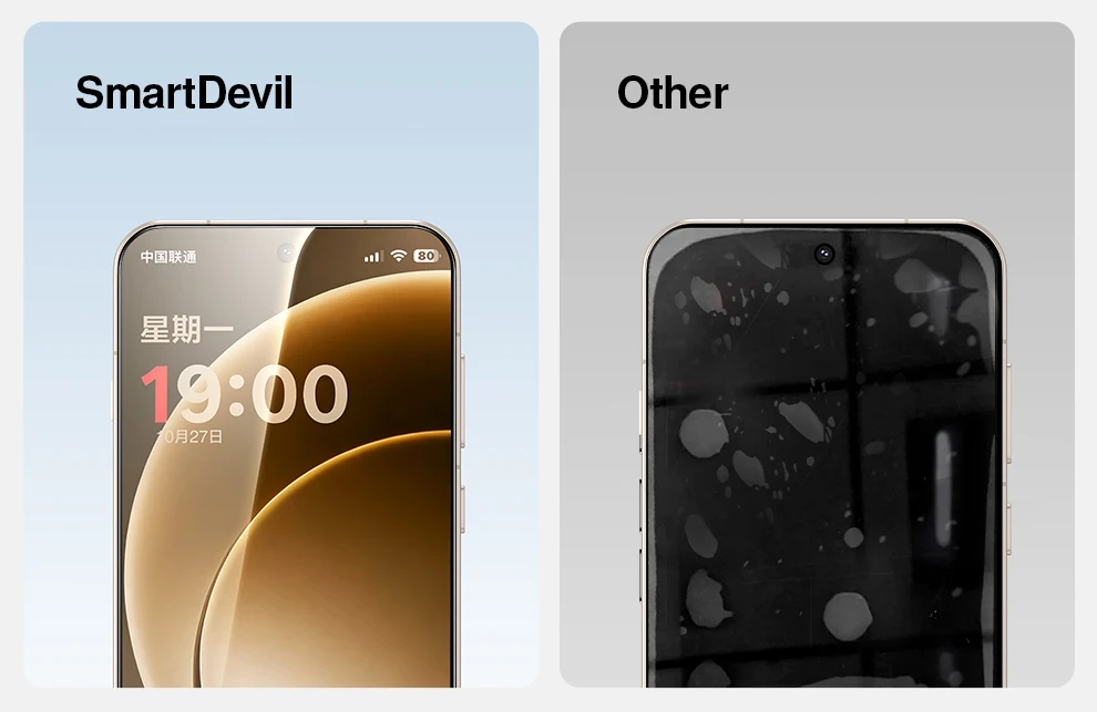 SmartDevil Staubfreie Kabinen-Hartglasfolie für OnePlus 15 Ace 6, HD-Displayschutzfolie für OnePlus Ace 5 Pro, Anti-Fingerabdruck – Detail 6