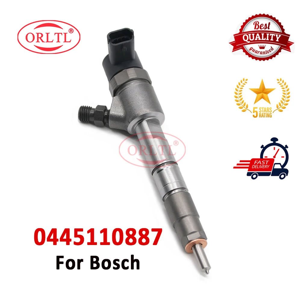 ORLTL 0445110887 Diesel Fuel Injector Nozzle 0 445 110 887 Common Rail Injection 0445 110 887 for Bosch