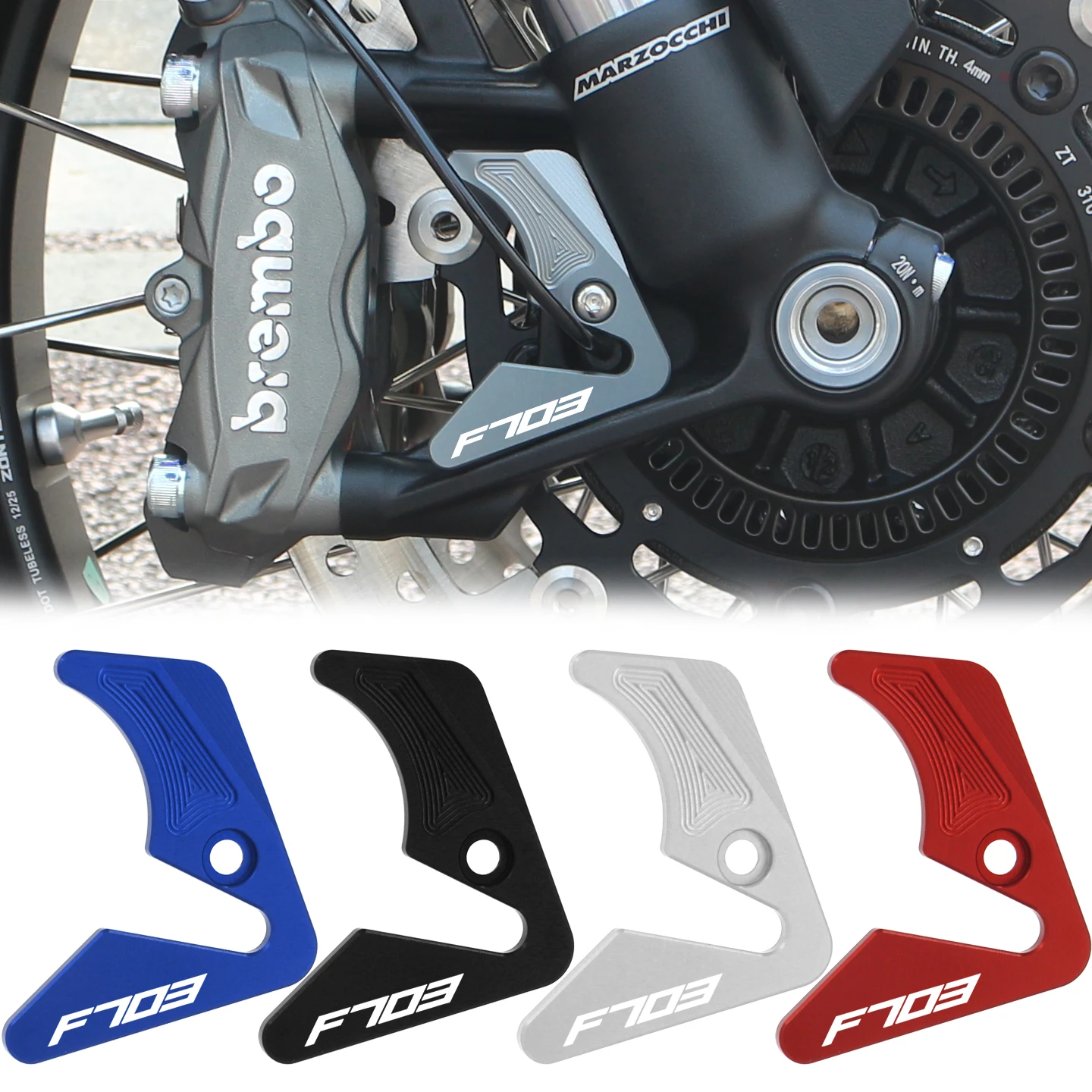 

For Zontes 703F 703T 703 Front Wheel ABS Sensor Protector Cover Anti-collision Decoration Shell 2024-2026 Motorcycle Accessories