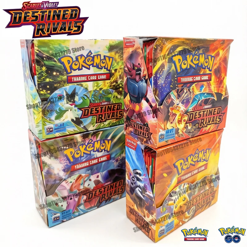 

288Pcs English Version Scarlet Violet Destined Rivals Pokemon TCG Classics Booster Box Pokemon Trade Card 36 Pack Box