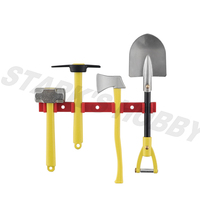 1/10 Scale Accessories Metal Shovel Hammer Pickaxe Axe Set for RC Crawler Car Axial SCX10 TRX4 D90 Tamiya CC01 Decoration Tool