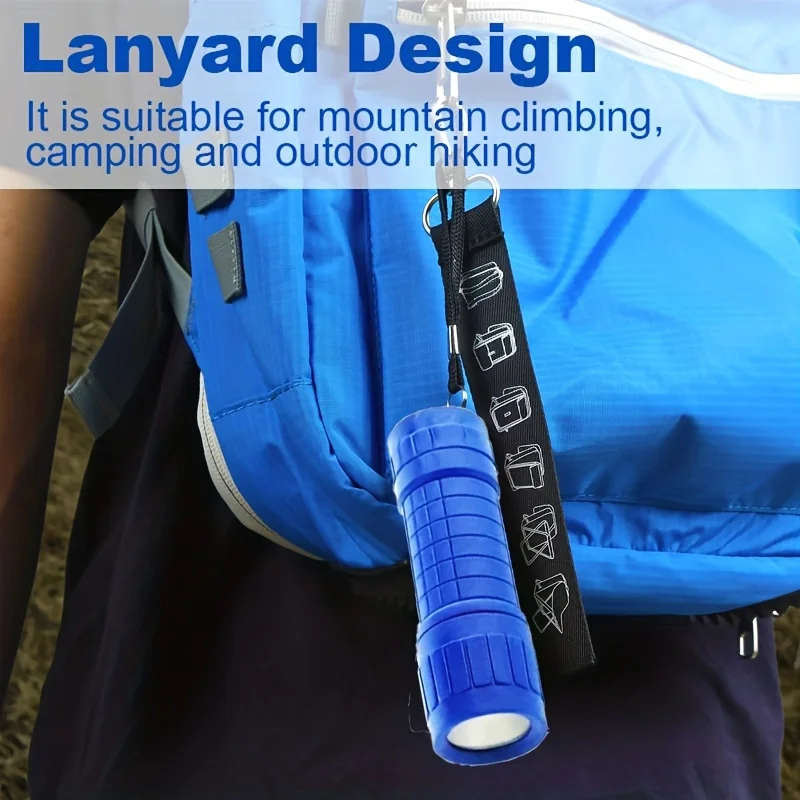 Mini Portable Flashlight Nine XPE Lamp Beads Strong Lighting Using 3*AAA Batteries Pocket Outdoor Emergency Torch Children Gifts