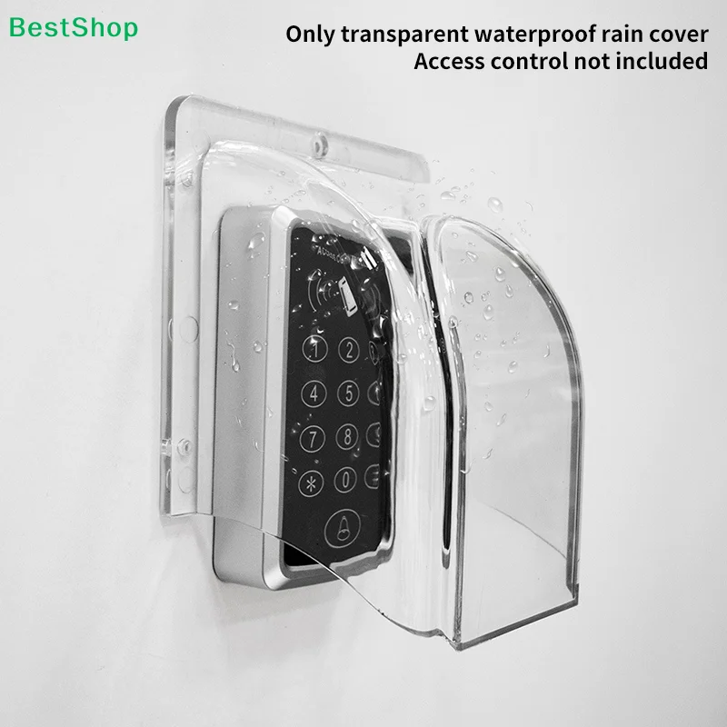 ★Door Bell Ring Chime Button Transparent Protective Cover For Home Doorbell Waterproof Cover For Wireless Doorbell