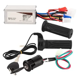 Electric Scooter Speed Controller Set 24V 250W Controller with Throttle Twist Grip Lock