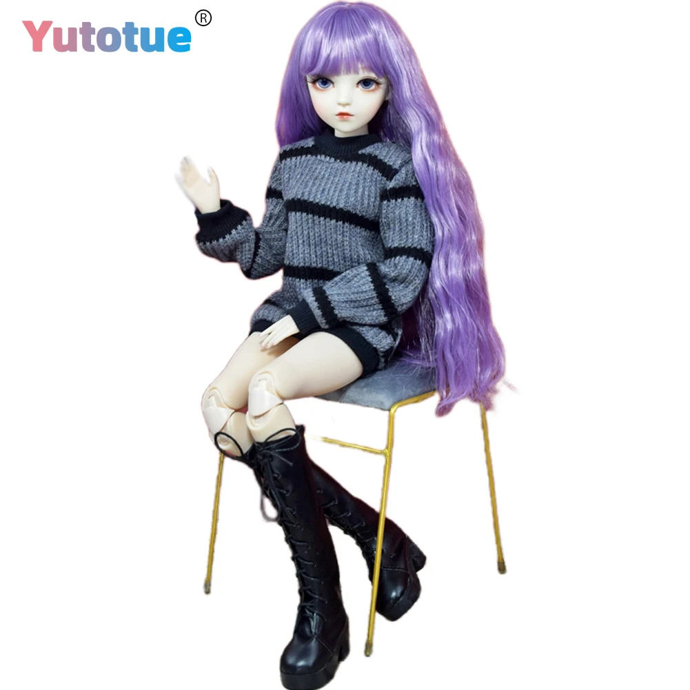 

YUTOTUE 1/3 BJD Doll 24 inch Height Girl Doll with Full Set Clothes Shoes Wigs Upgrade Makeup Toy Kids Gift