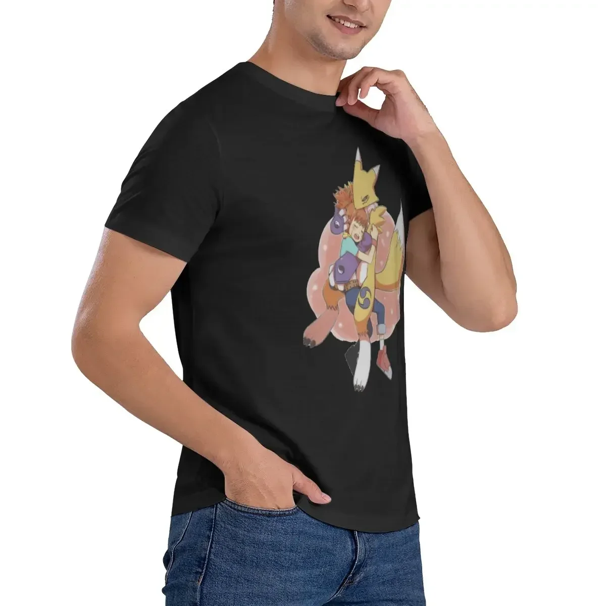 Digimon Men's Classic Unisex Cotton T-Shirt for Men & Women, Classic Tee