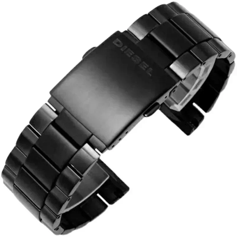 Comfortable Skin Friendly Stainless Steel Watchband for Diesel Large Dial Dz7321 Dz7272 Dz4305 Dz7314 Sweatproof Strap22 24 26mm