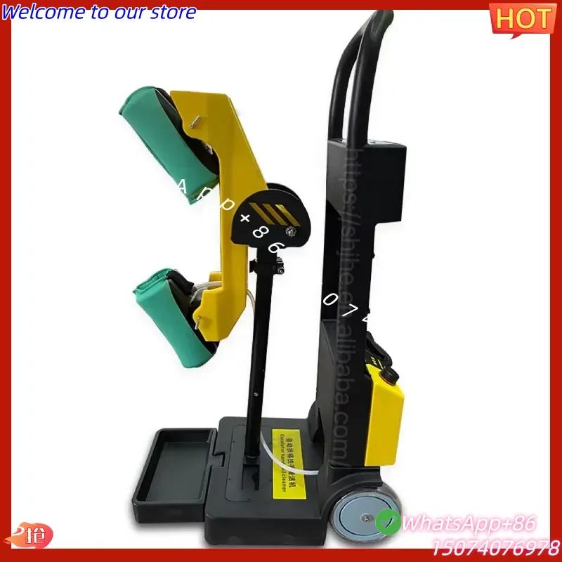 2026 SJ-750 Portable Automatic Escalator Step Cleaner Cleaning Machine