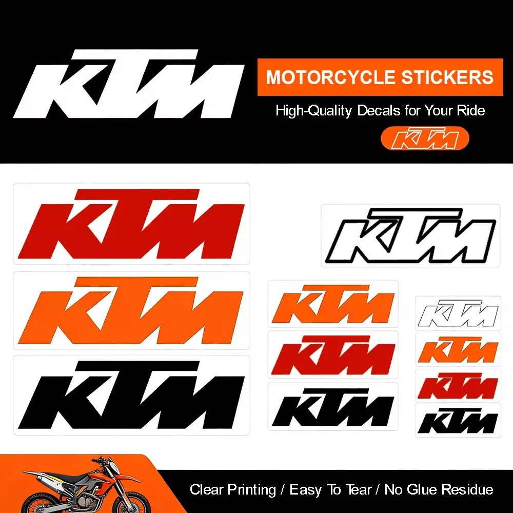 

Motorcycle Letter Logo Stickers Multi-Color Waterproof Vinyl Decals for Bike Body Fuel Tank Decor
