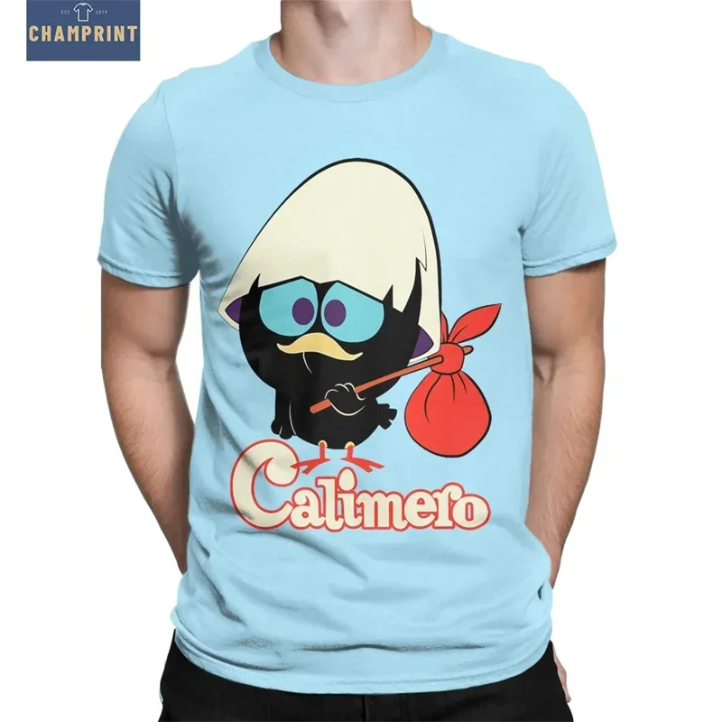 New Summer 3D Cartoon Calimero Printing T Shirt For Men Kid Fashion Funny Short Sleeves Cute Streetwear Tee Shirts Y2k Clothing view 6