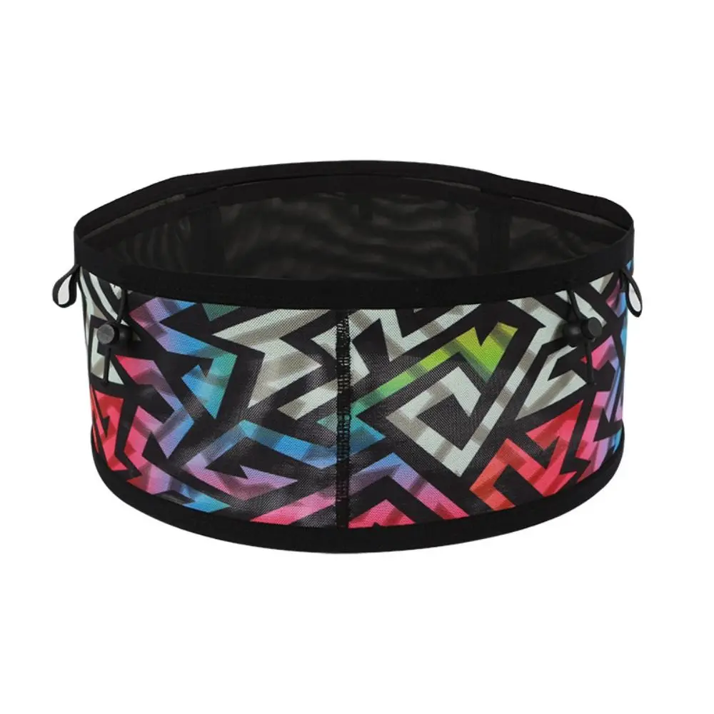 Mesh Running Waist Bag Elastic Lightweight Sports Belt Pouch Multifunctional Multi-Pockets Outdoor Sport Bags Mountain Climbing