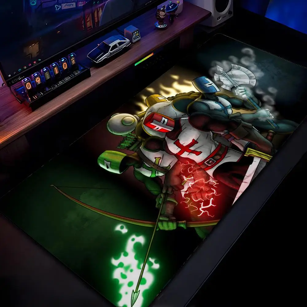 

Game Castle Crashers Mouse Pad Mousepad HD Printing Computer Gamers Locking Edge Non-slip Mouse Pad XXL90x40cm Keyboard PC Desk