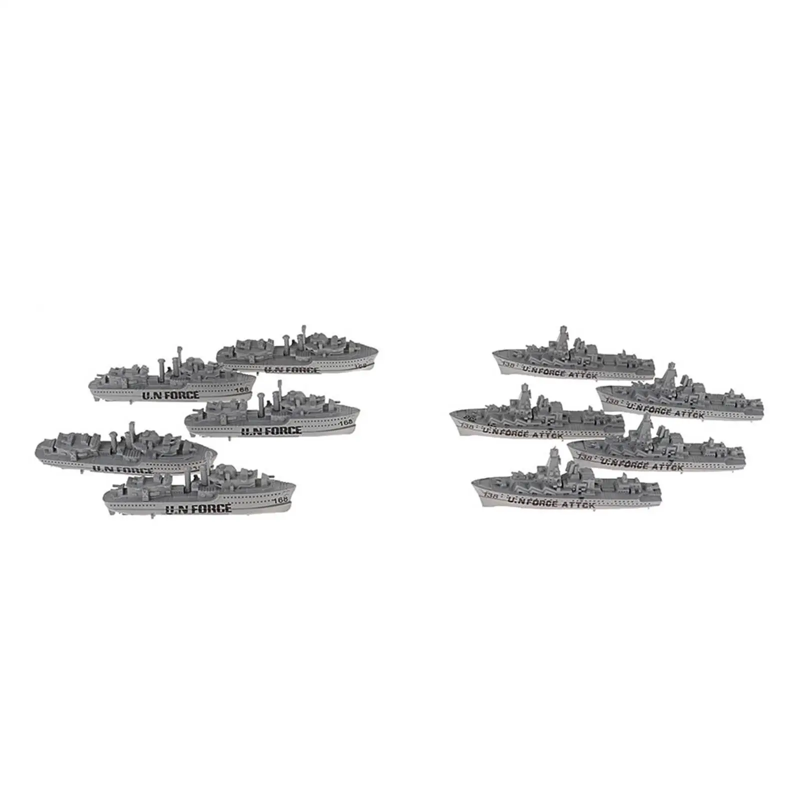 Warship Model Navy Playset Sand Table Military Model Kits for Children Kids Boy Educational Toy