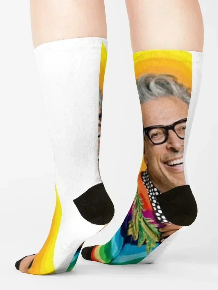 Yellow Fun Socks hockey professional running kawaii men cotton high quality Socks Ladies Men's