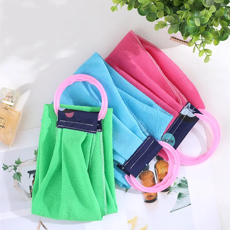 Unisex extended extra-coarse sand back rub towel strong dust and mud back pull