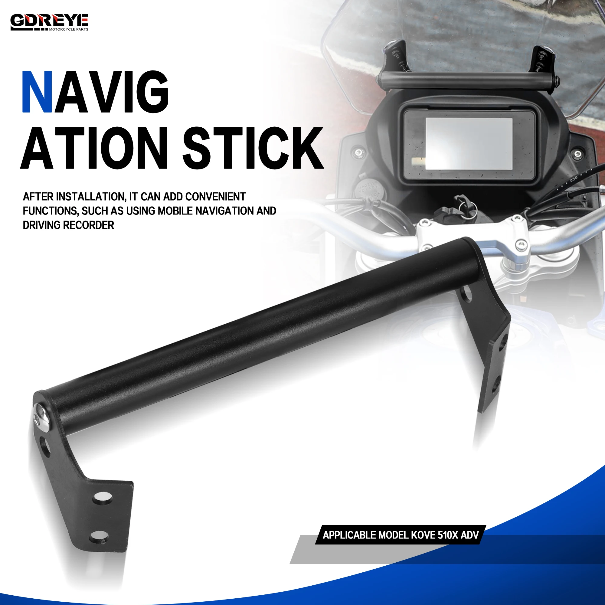 

Удлинитель руля, GPS-навигационный кронштейн для KOVE 510X ADV 2025 510 X, держатель для телефона с поддержкой руля мотоцикла