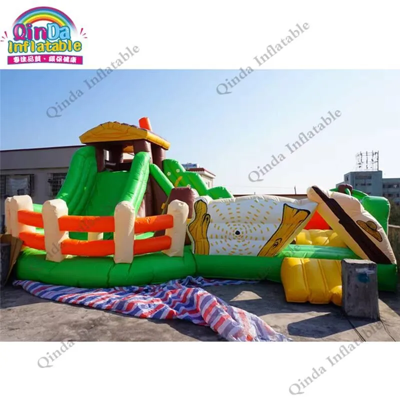 Trampolín inflable comercial de vacío de aire de venta directa de fábrica a la venta