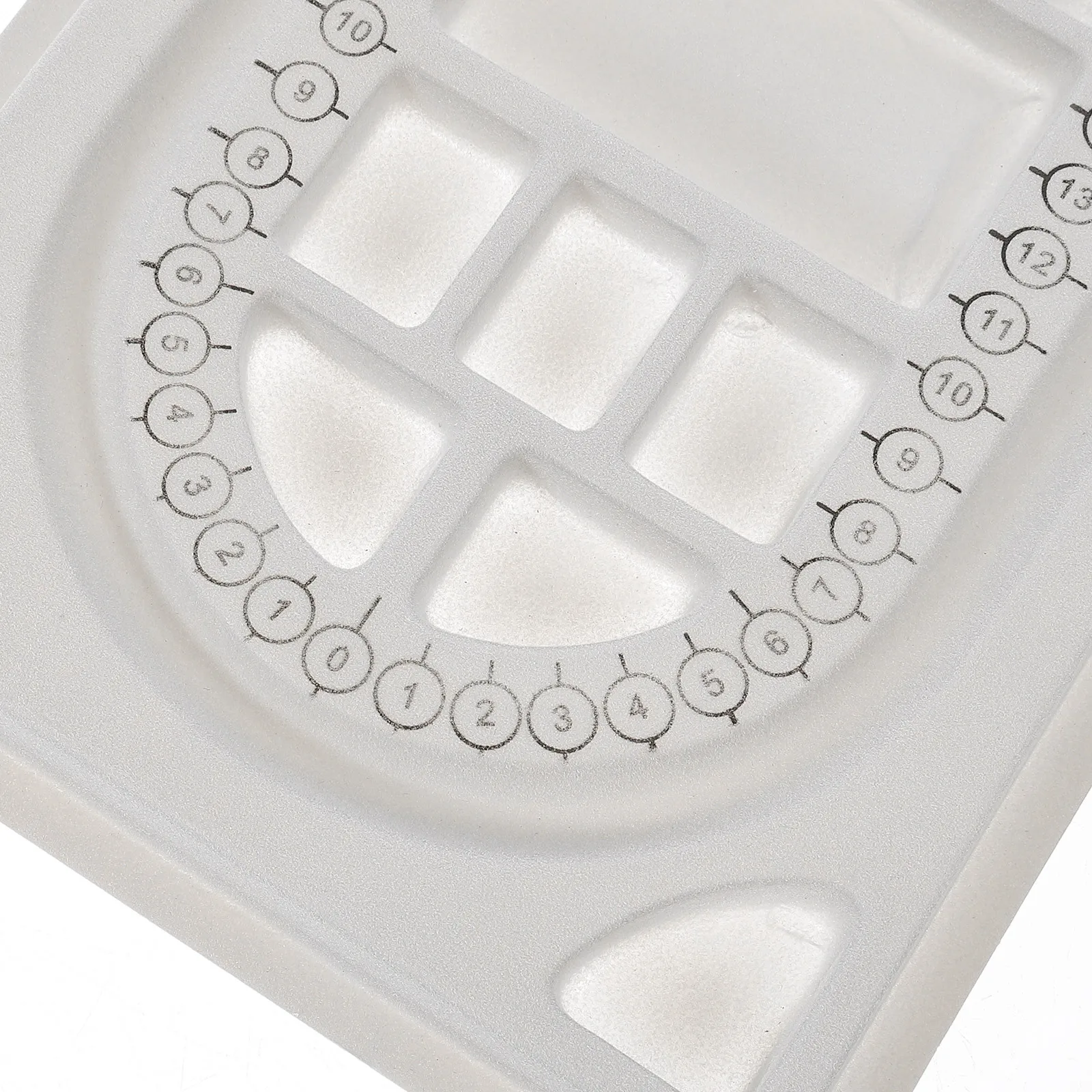 

2Pcs Bead Design Board Measurement Tray for Jewelry Making with Groove Design to Prevent Rolling DIY Craft Beading Supplies