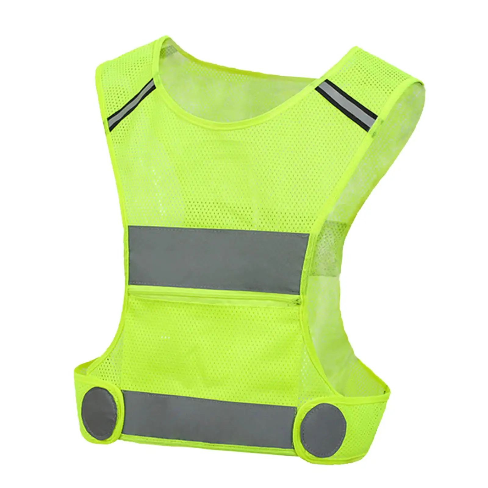 Safety Visibility Vest Reflective Stripes Lightweight Roadside Emergency Workwear for Cleaning Construction Workers