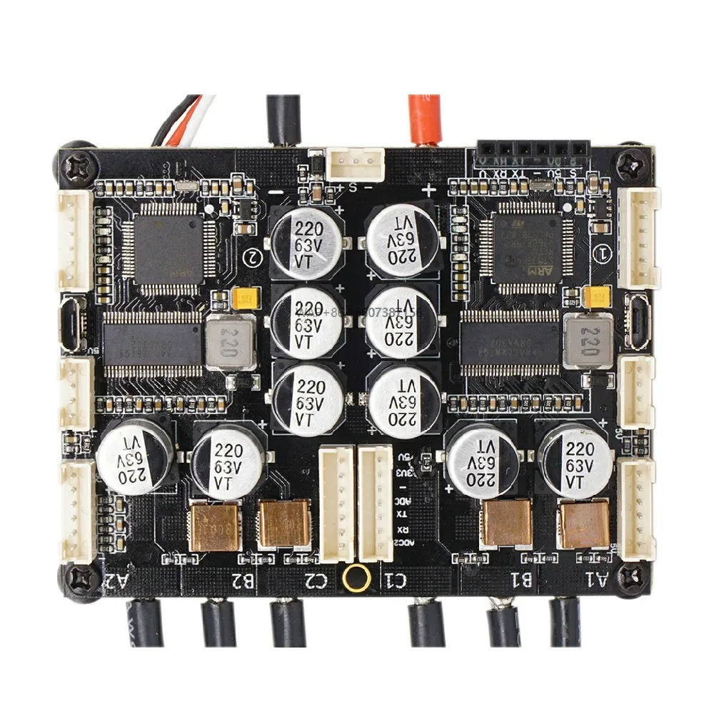 Pengontrol Motor Skateboard Listrik 100A Double Dual ESC Berbasis Vesc 4 ESC Controller