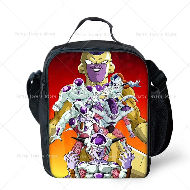 Dragons Ball Insulated Lunch Bag Boys Girls Reusable Waterproof Thermal Bento Tote Bags Women Men Shoulder Bags Travel Picnic