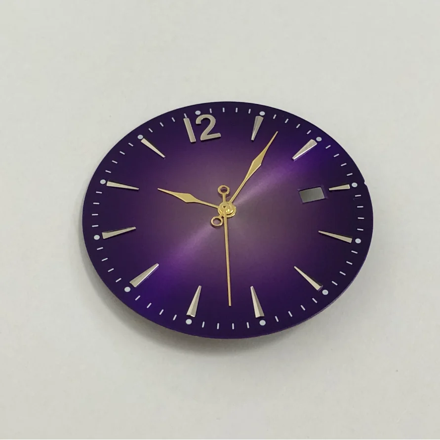 CN NH35 Movement Gradient Color Dial Golden And Silvery Hands 316L Stainless Steel Case Automatic Men's Watch  Accessories