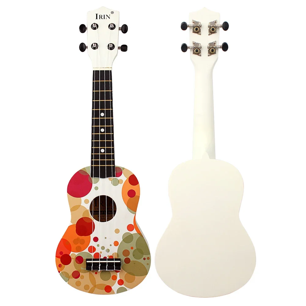 21 Inch Ukulele 4 Strings Hawaiian Guitar Colourful Bubble Guitarra Ukulele With Bag Tuner Capo Guitar Parts & Accessories