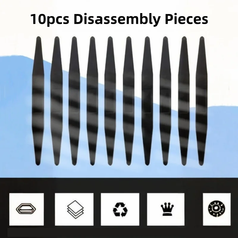 

10 шт., профессиональный черный пластиковый набор монтиров, ультратонкий 1 мм, недеформируемый инструмент для смартфона/планшета/ПК, электронная разборка