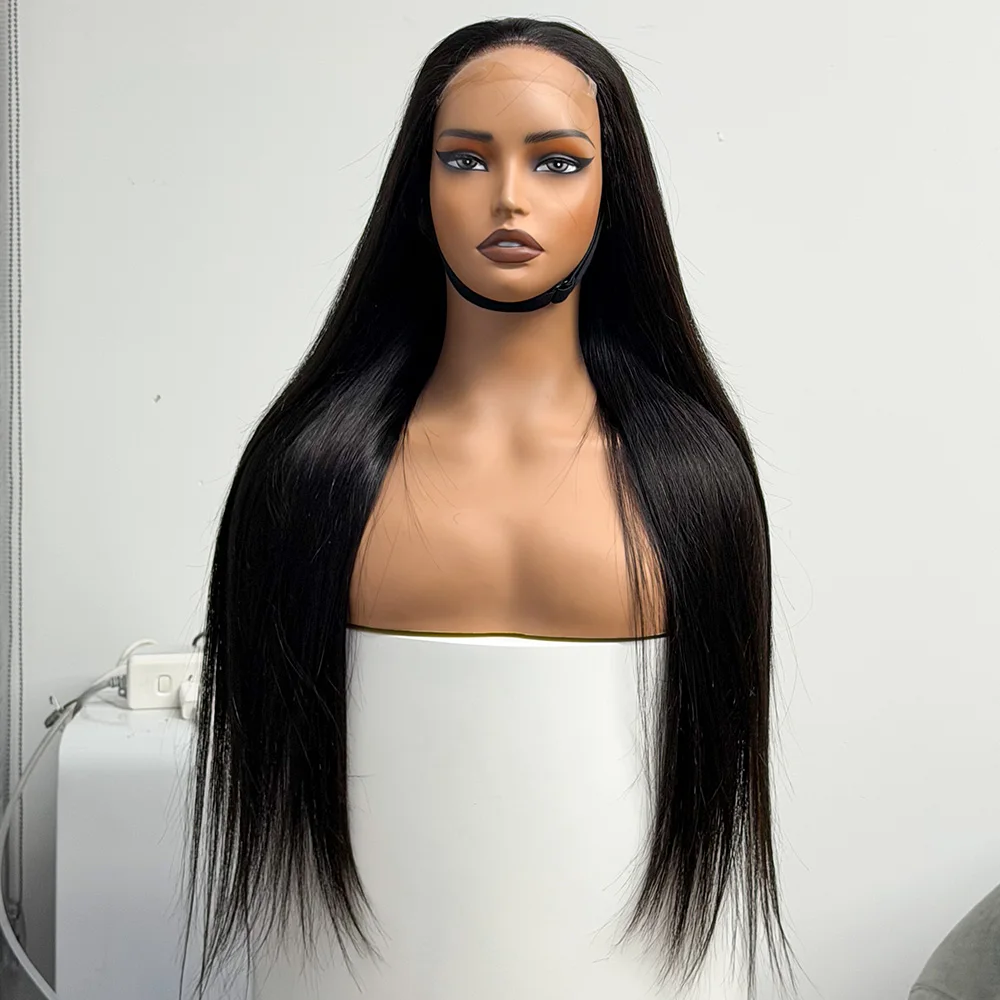 16A Hair 5X5 HD Lace Closure Straight Human Hair Wig 280% Density 24-34 inch Lace Frontal 100% Human Hair Wigs