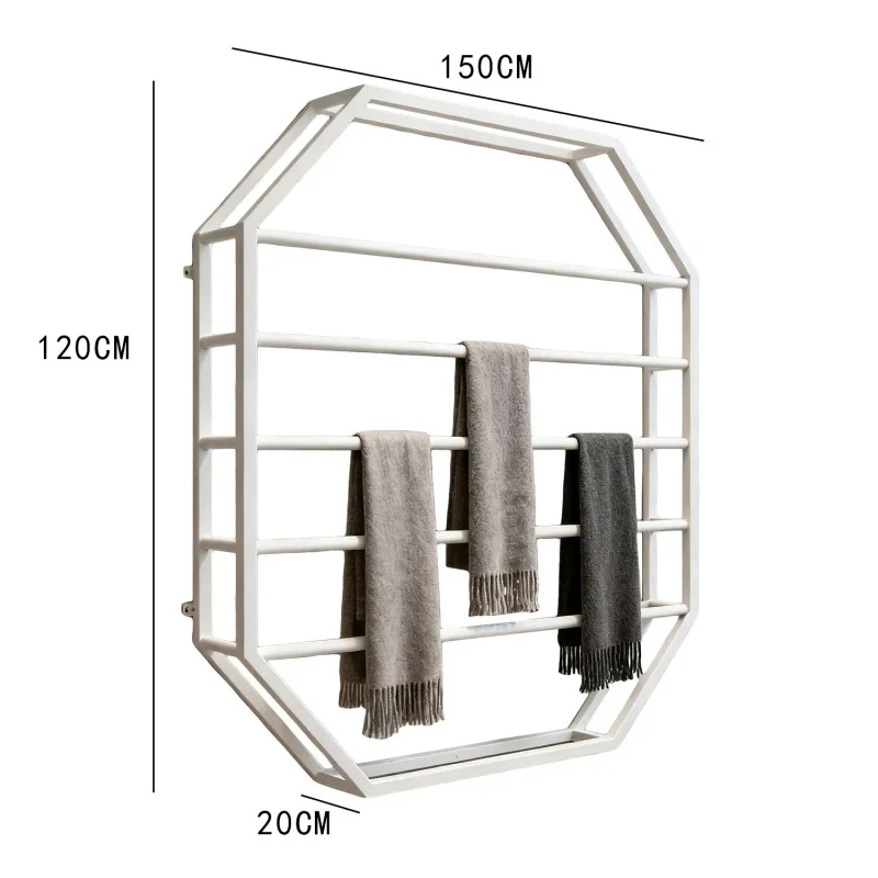 custom.Wire scarf rack Scarf display stand Clothing display rack Round fabric shawl rack Vertical hanging rack